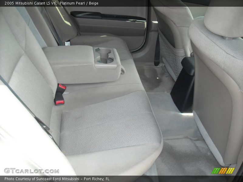Platinum Pearl / Beige 2005 Mitsubishi Galant LS V6