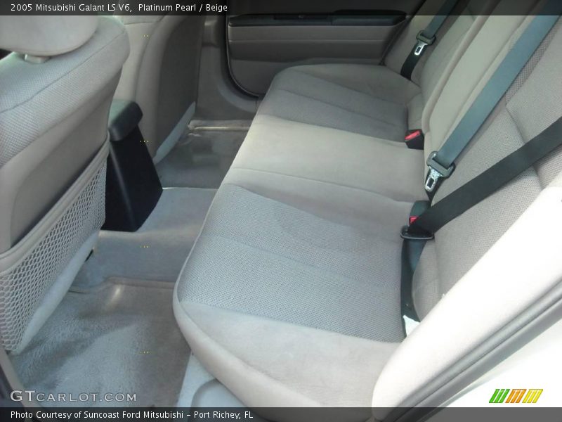 Platinum Pearl / Beige 2005 Mitsubishi Galant LS V6