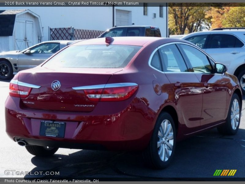 Crystal Red Tintcoat / Medium Titanium 2016 Buick Verano Verano Group