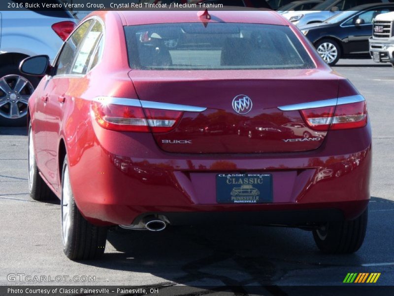 Crystal Red Tintcoat / Medium Titanium 2016 Buick Verano Verano Group