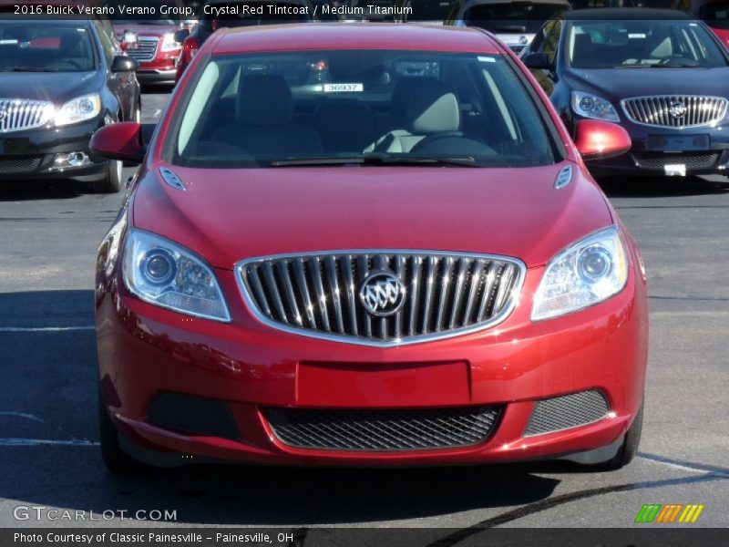 Crystal Red Tintcoat / Medium Titanium 2016 Buick Verano Verano Group