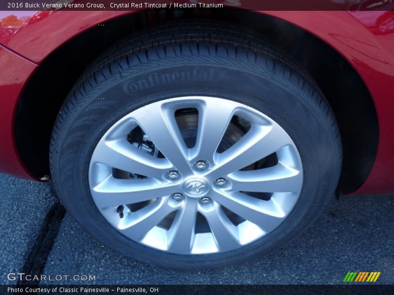 Crystal Red Tintcoat / Medium Titanium 2016 Buick Verano Verano Group