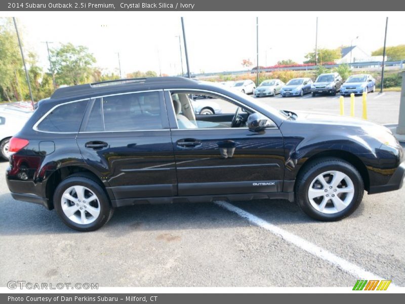 Crystal Black Silica / Ivory 2014 Subaru Outback 2.5i Premium