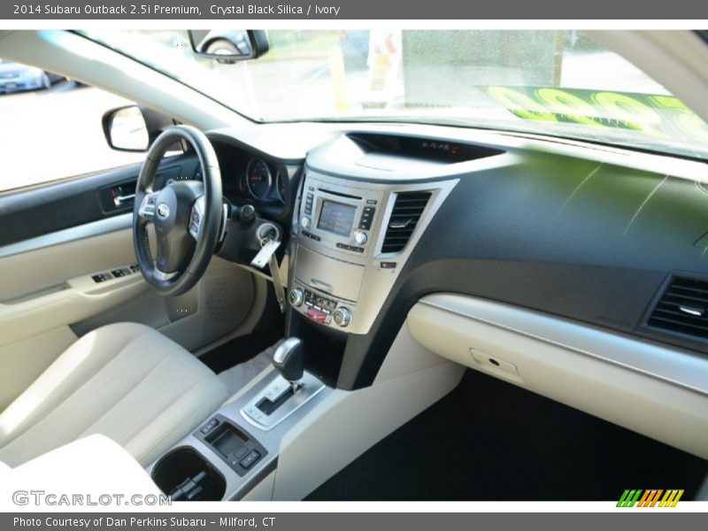 Crystal Black Silica / Ivory 2014 Subaru Outback 2.5i Premium