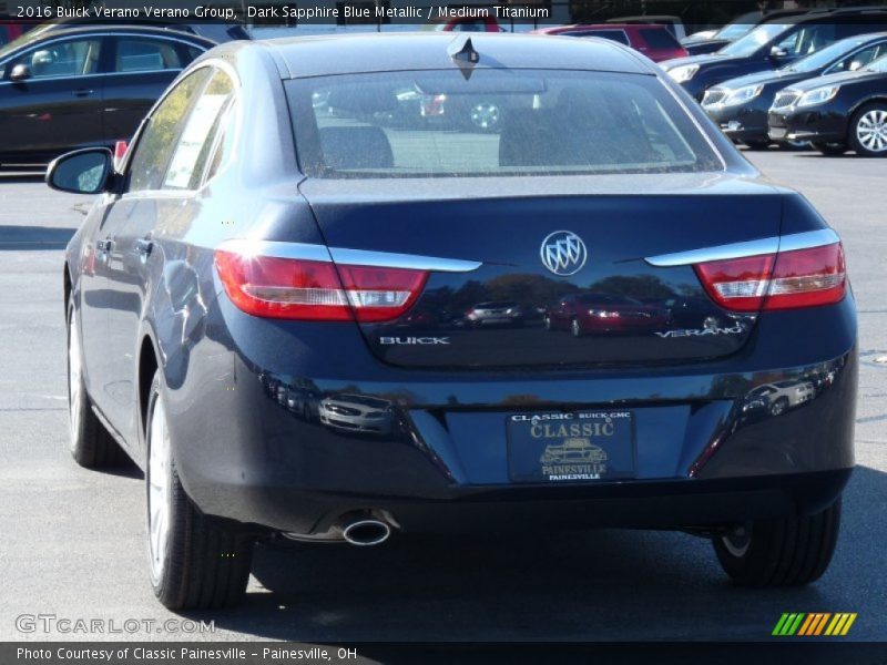 Dark Sapphire Blue Metallic / Medium Titanium 2016 Buick Verano Verano Group