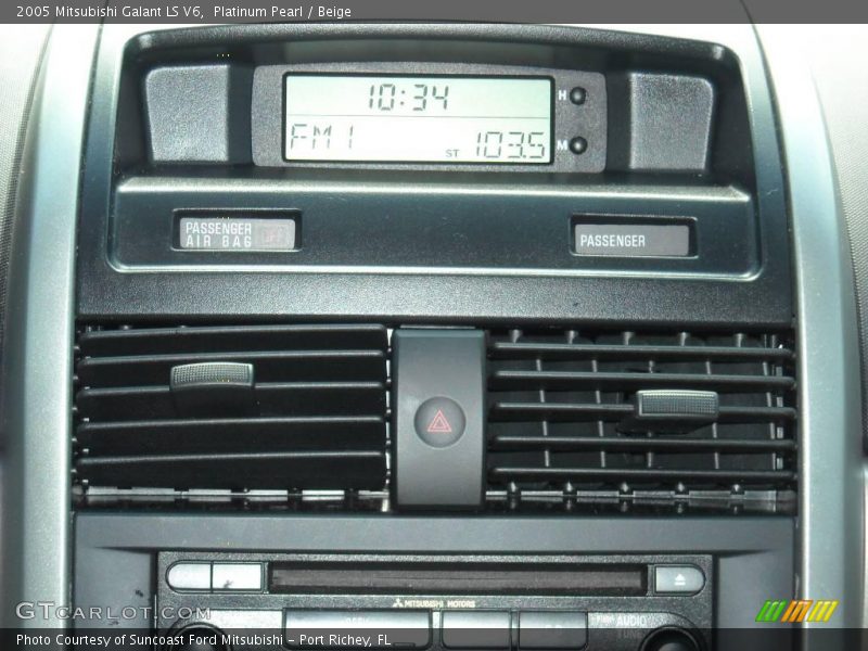 Platinum Pearl / Beige 2005 Mitsubishi Galant LS V6