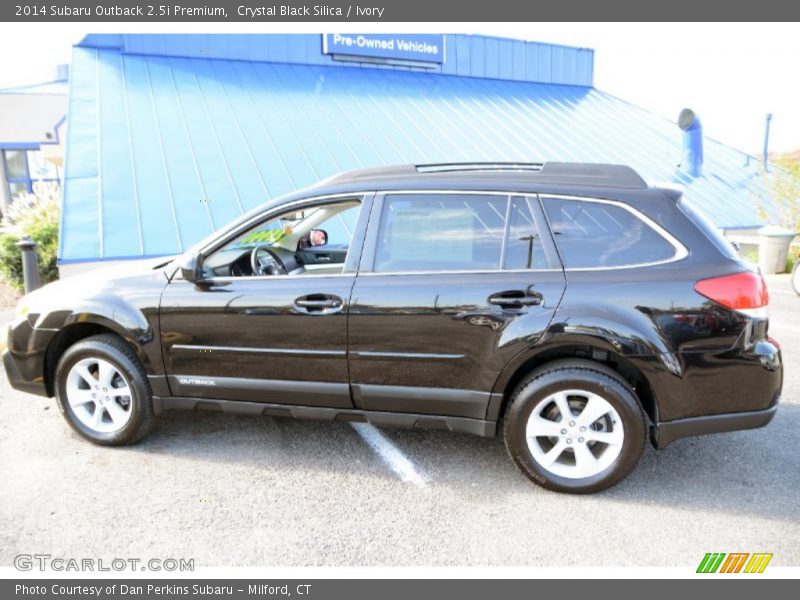 Crystal Black Silica / Ivory 2014 Subaru Outback 2.5i Premium