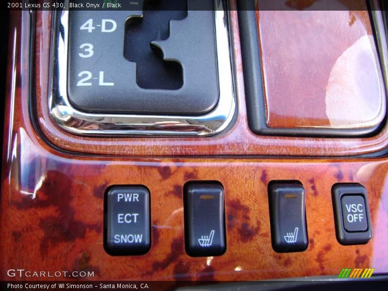 Black Onyx / Black 2001 Lexus GS 430