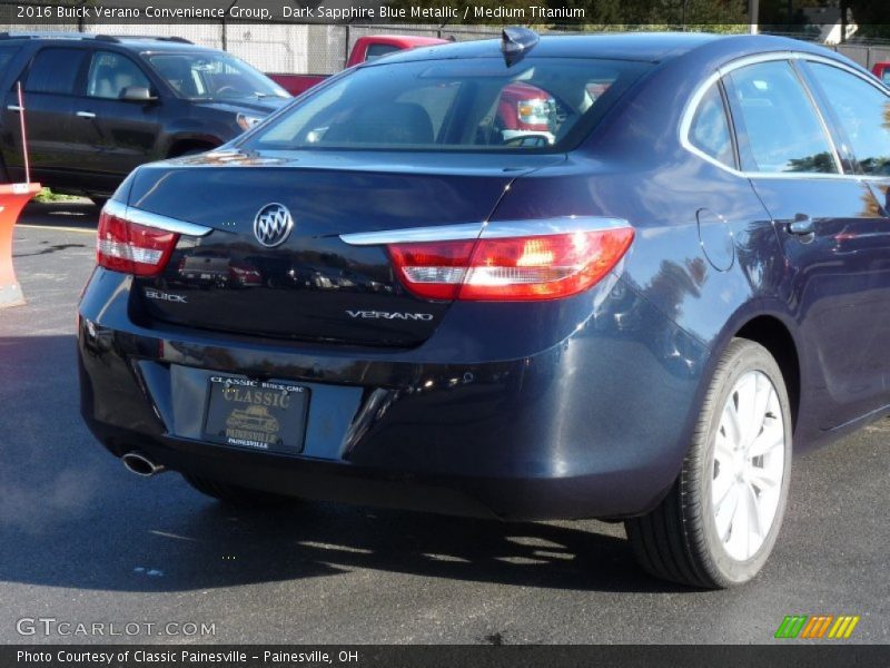 Dark Sapphire Blue Metallic / Medium Titanium 2016 Buick Verano Convenience Group