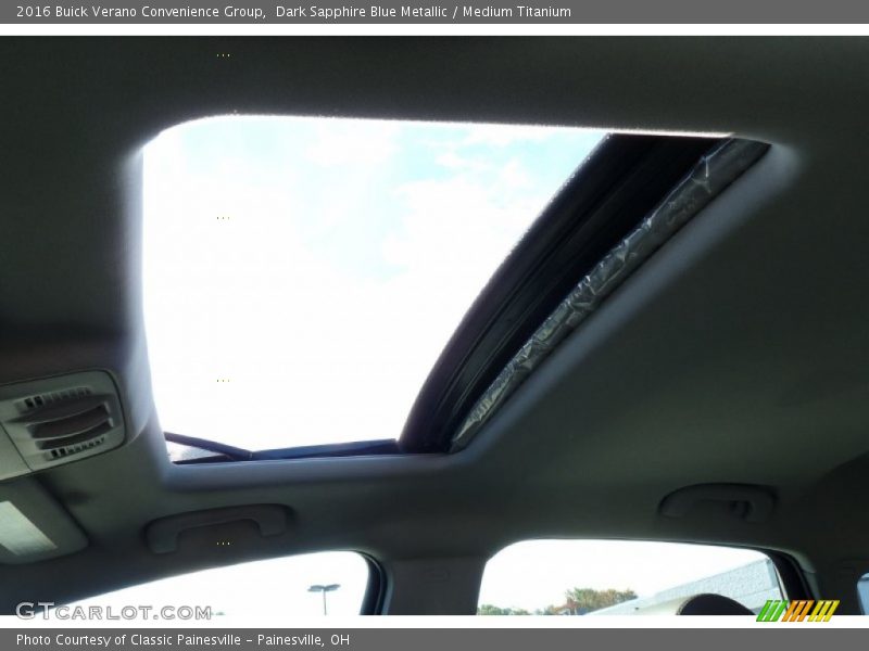 Dark Sapphire Blue Metallic / Medium Titanium 2016 Buick Verano Convenience Group
