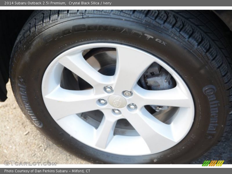 Crystal Black Silica / Ivory 2014 Subaru Outback 2.5i Premium
