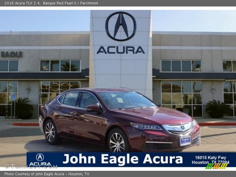 Basque Red Pearl II / Parchment 2016 Acura TLX 2.4