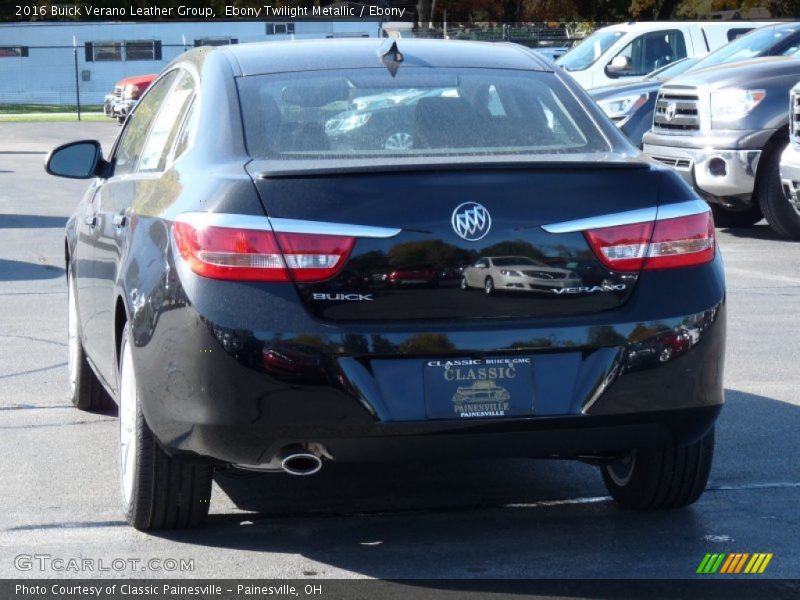 Ebony Twilight Metallic / Ebony 2016 Buick Verano Leather Group