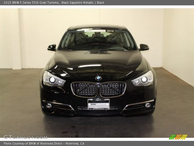 Black Sapphire Metallic / Black 2015 BMW 5 Series 550i Gran Turismo