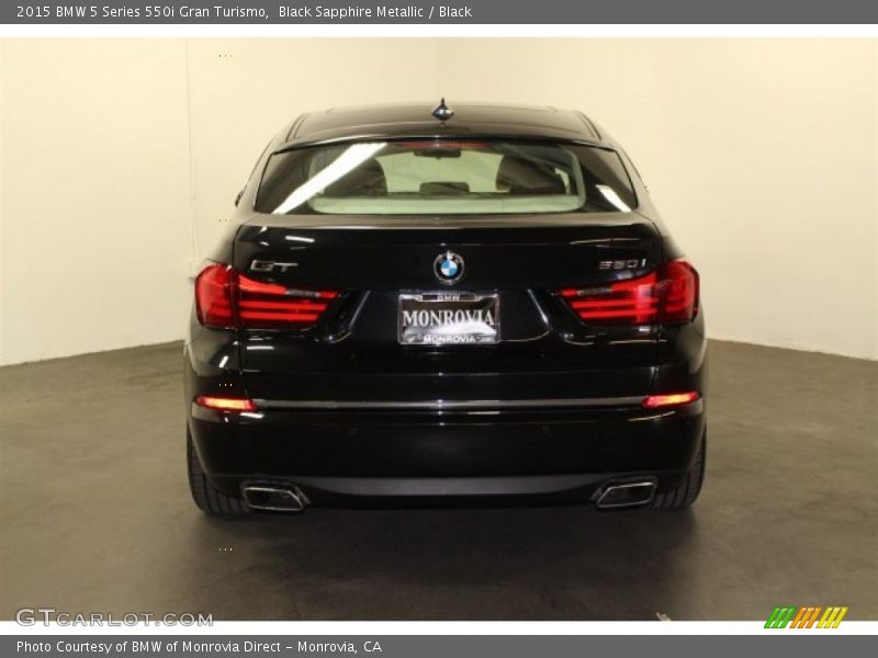 Black Sapphire Metallic / Black 2015 BMW 5 Series 550i Gran Turismo