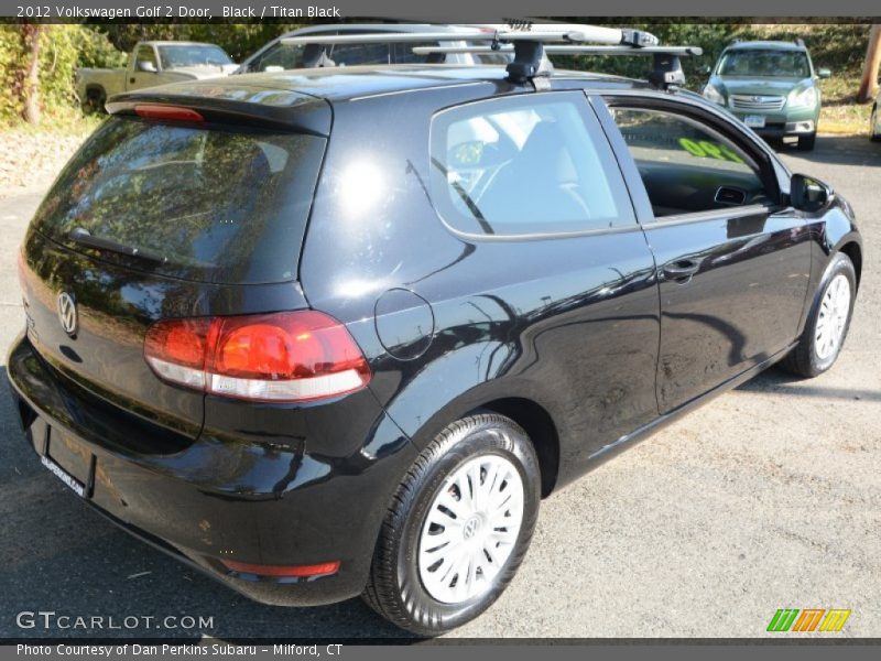 Black / Titan Black 2012 Volkswagen Golf 2 Door