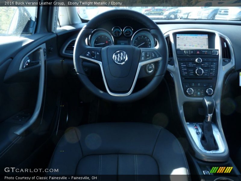 Ebony Twilight Metallic / Ebony 2016 Buick Verano Leather Group