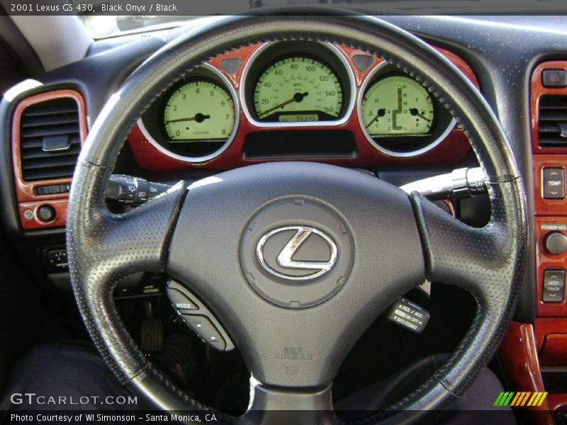 Black Onyx / Black 2001 Lexus GS 430