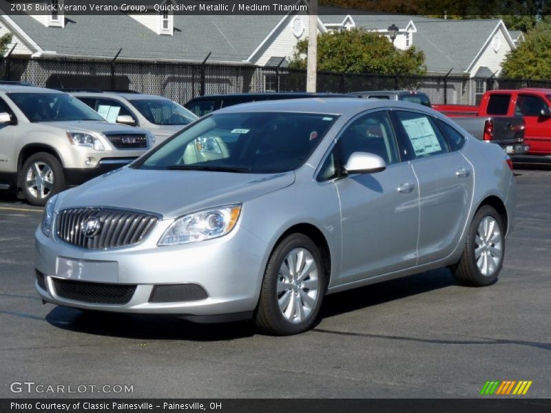 Quicksilver Metallic / Medium Titanium 2016 Buick Verano Verano Group