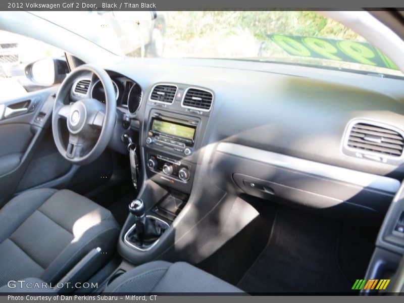 Black / Titan Black 2012 Volkswagen Golf 2 Door