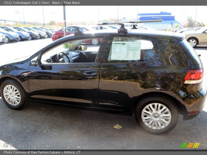 Black / Titan Black 2012 Volkswagen Golf 2 Door