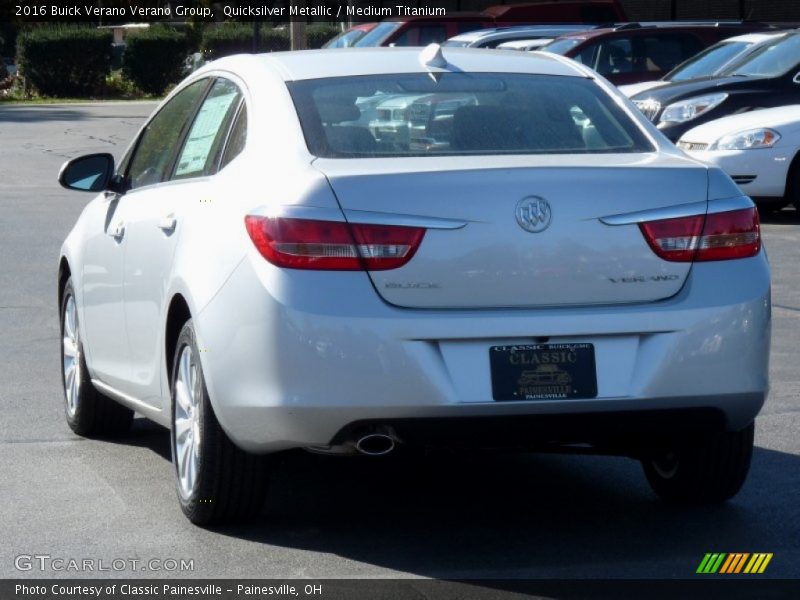 Quicksilver Metallic / Medium Titanium 2016 Buick Verano Verano Group