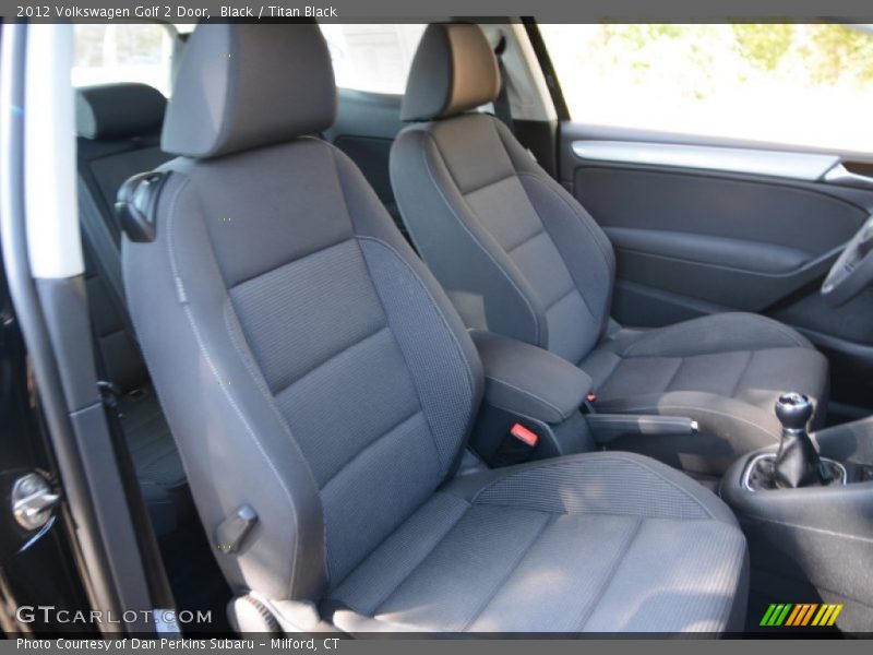 Black / Titan Black 2012 Volkswagen Golf 2 Door