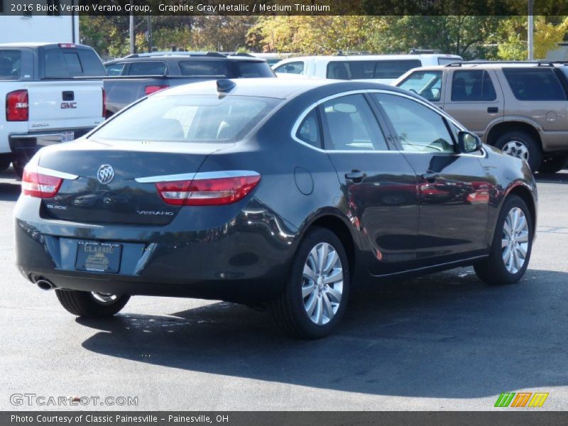 Graphite Gray Metallic / Medium Titanium 2016 Buick Verano Verano Group