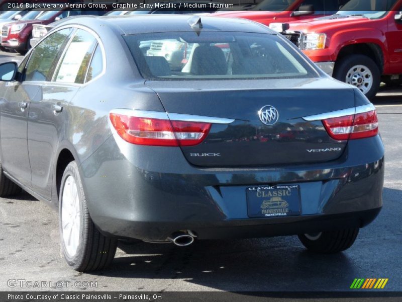 Graphite Gray Metallic / Medium Titanium 2016 Buick Verano Verano Group