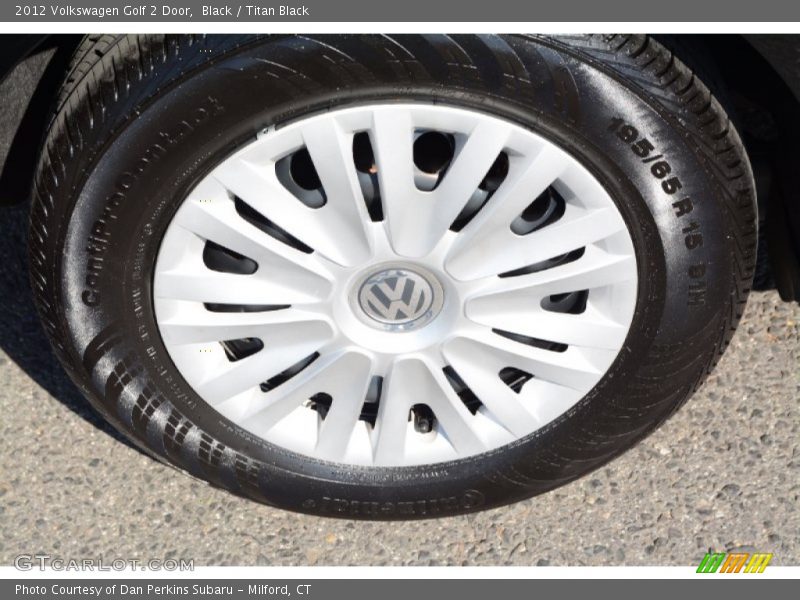 Black / Titan Black 2012 Volkswagen Golf 2 Door