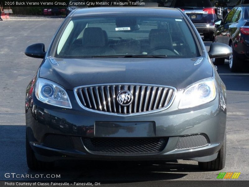 Graphite Gray Metallic / Medium Titanium 2016 Buick Verano Verano Group