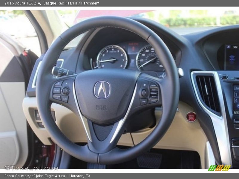 Basque Red Pearl II / Parchment 2016 Acura TLX 2.4