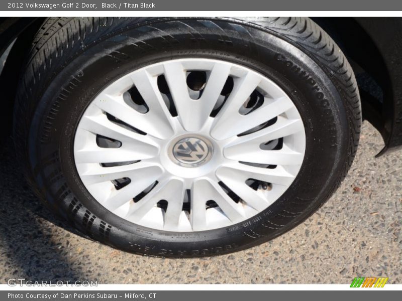 Black / Titan Black 2012 Volkswagen Golf 2 Door