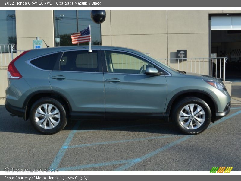 Opal Sage Metallic / Black 2012 Honda CR-V EX 4WD