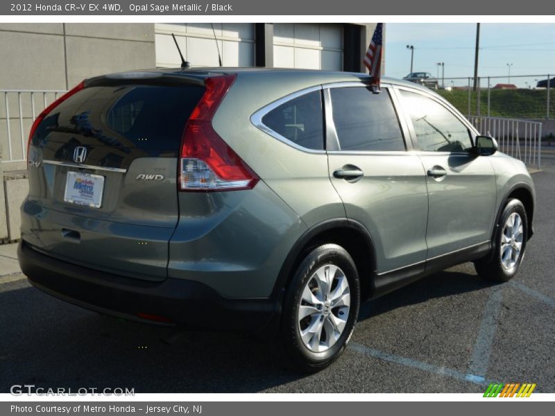 Opal Sage Metallic / Black 2012 Honda CR-V EX 4WD