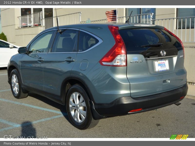 Opal Sage Metallic / Black 2012 Honda CR-V EX 4WD