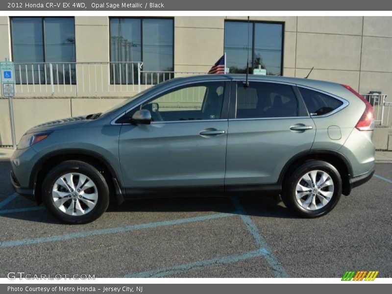 Opal Sage Metallic / Black 2012 Honda CR-V EX 4WD