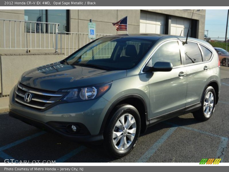 Opal Sage Metallic / Black 2012 Honda CR-V EX 4WD
