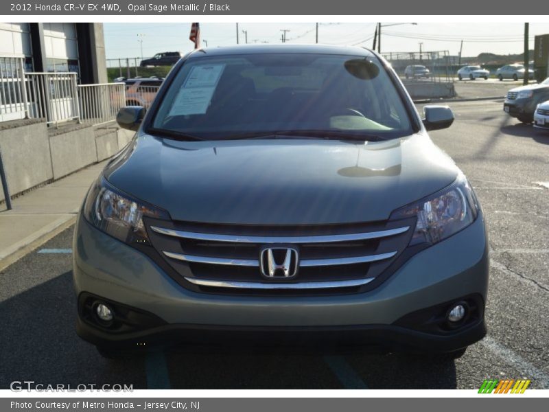 Opal Sage Metallic / Black 2012 Honda CR-V EX 4WD