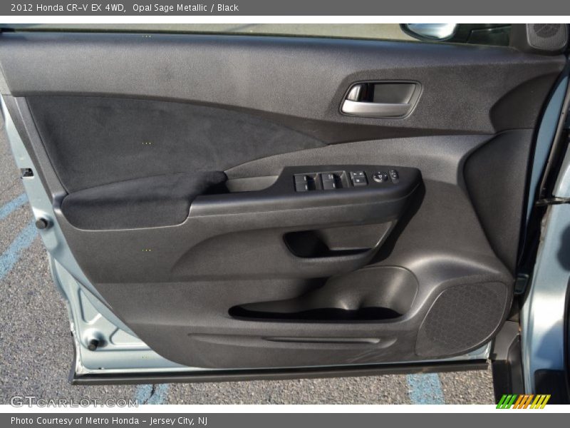 Opal Sage Metallic / Black 2012 Honda CR-V EX 4WD