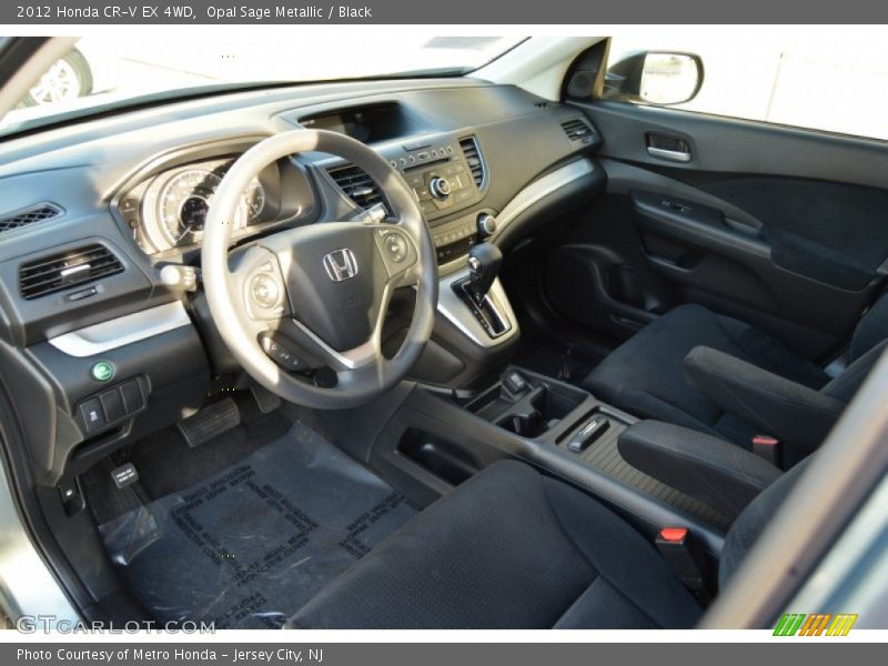Opal Sage Metallic / Black 2012 Honda CR-V EX 4WD