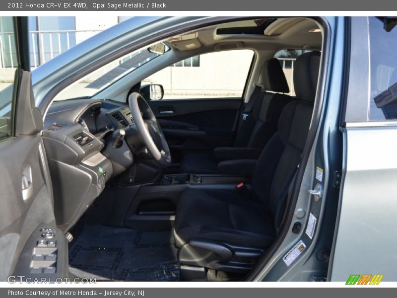 Opal Sage Metallic / Black 2012 Honda CR-V EX 4WD