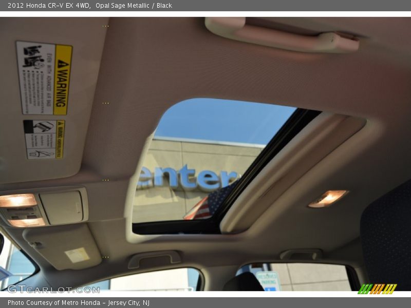 Opal Sage Metallic / Black 2012 Honda CR-V EX 4WD
