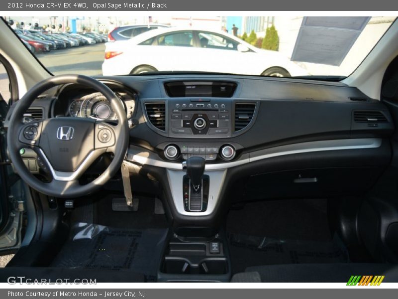 Opal Sage Metallic / Black 2012 Honda CR-V EX 4WD