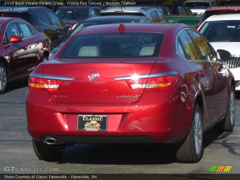 Crystal Red Tintcoat / Medium Titanium 2016 Buick Verano Verano Group