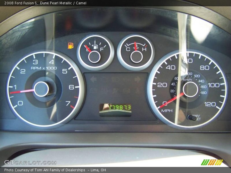 Dune Pearl Metallic / Camel 2008 Ford Fusion S