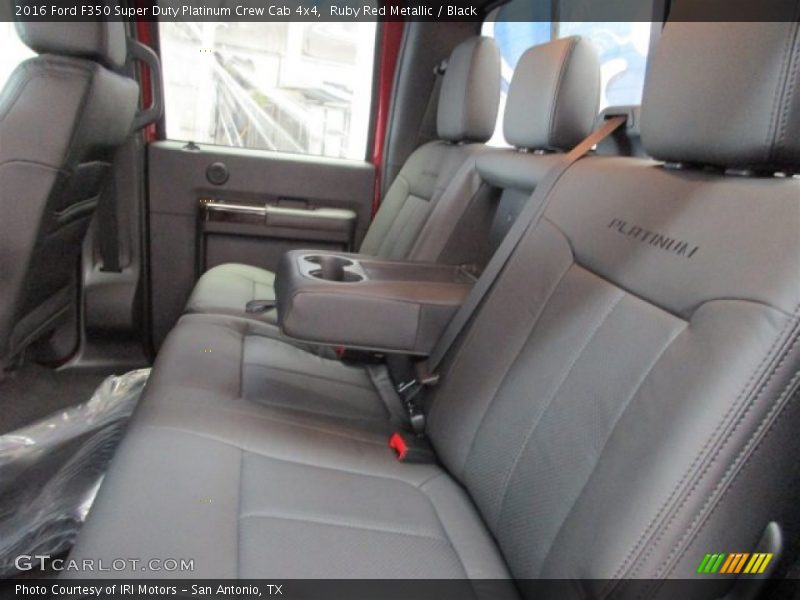 Ruby Red Metallic / Black 2016 Ford F350 Super Duty Platinum Crew Cab 4x4