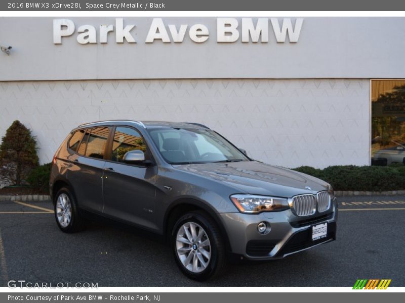 Space Grey Metallic / Black 2016 BMW X3 xDrive28i