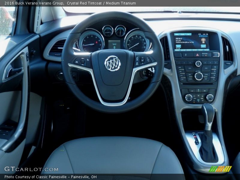Crystal Red Tintcoat / Medium Titanium 2016 Buick Verano Verano Group