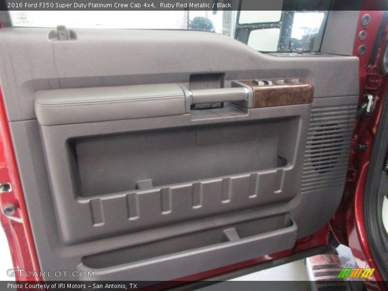 Ruby Red Metallic / Black 2016 Ford F350 Super Duty Platinum Crew Cab 4x4